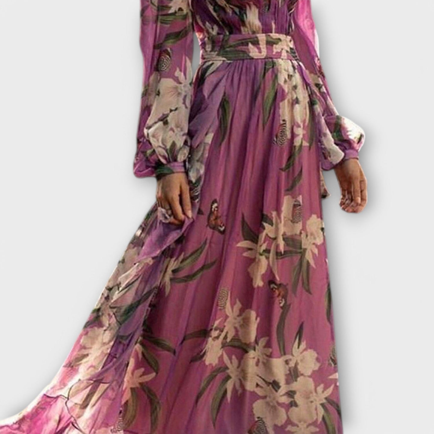 Vysoce kvalitní elegantní maxi šaty
