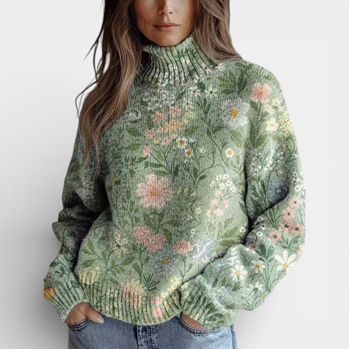 Anja – Ciepły i elegancki sweter z golfem