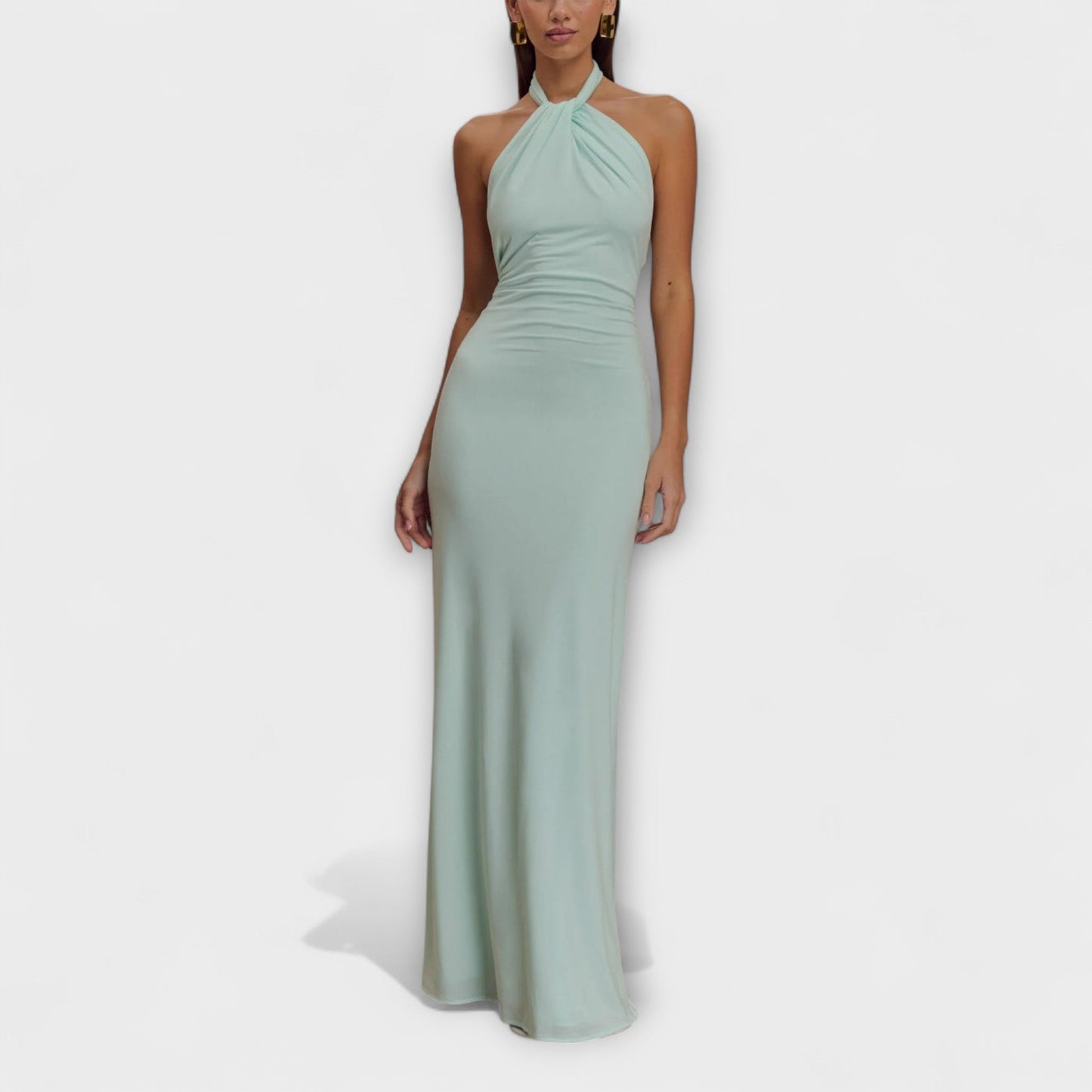Laguna - Slinky Halter Maxi Šaty