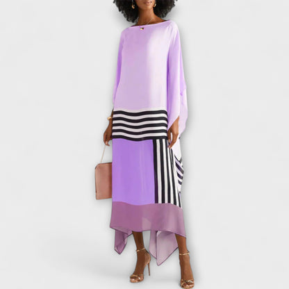 Elenora - Geometrický kaftan s volným střihem