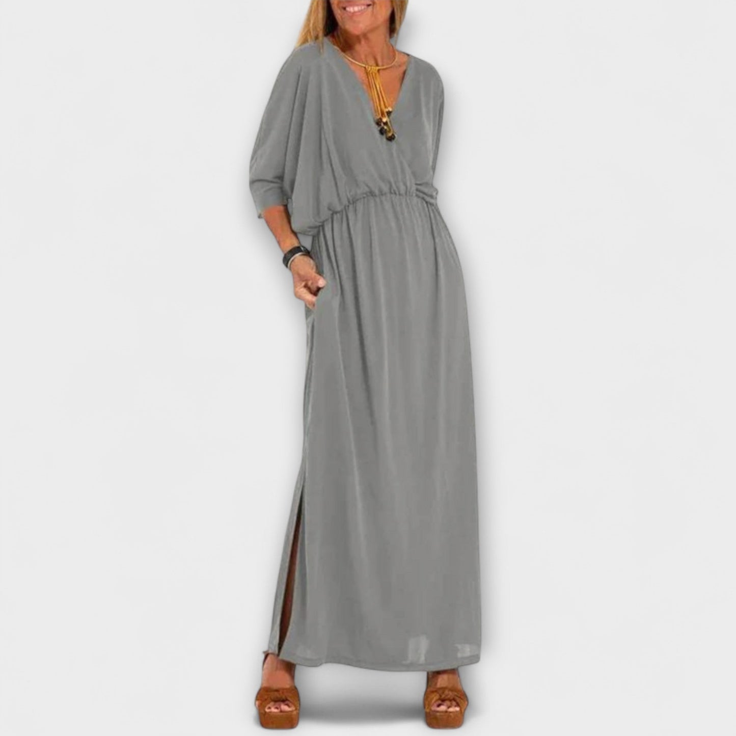 Lani - Vintage Maxi Šaty