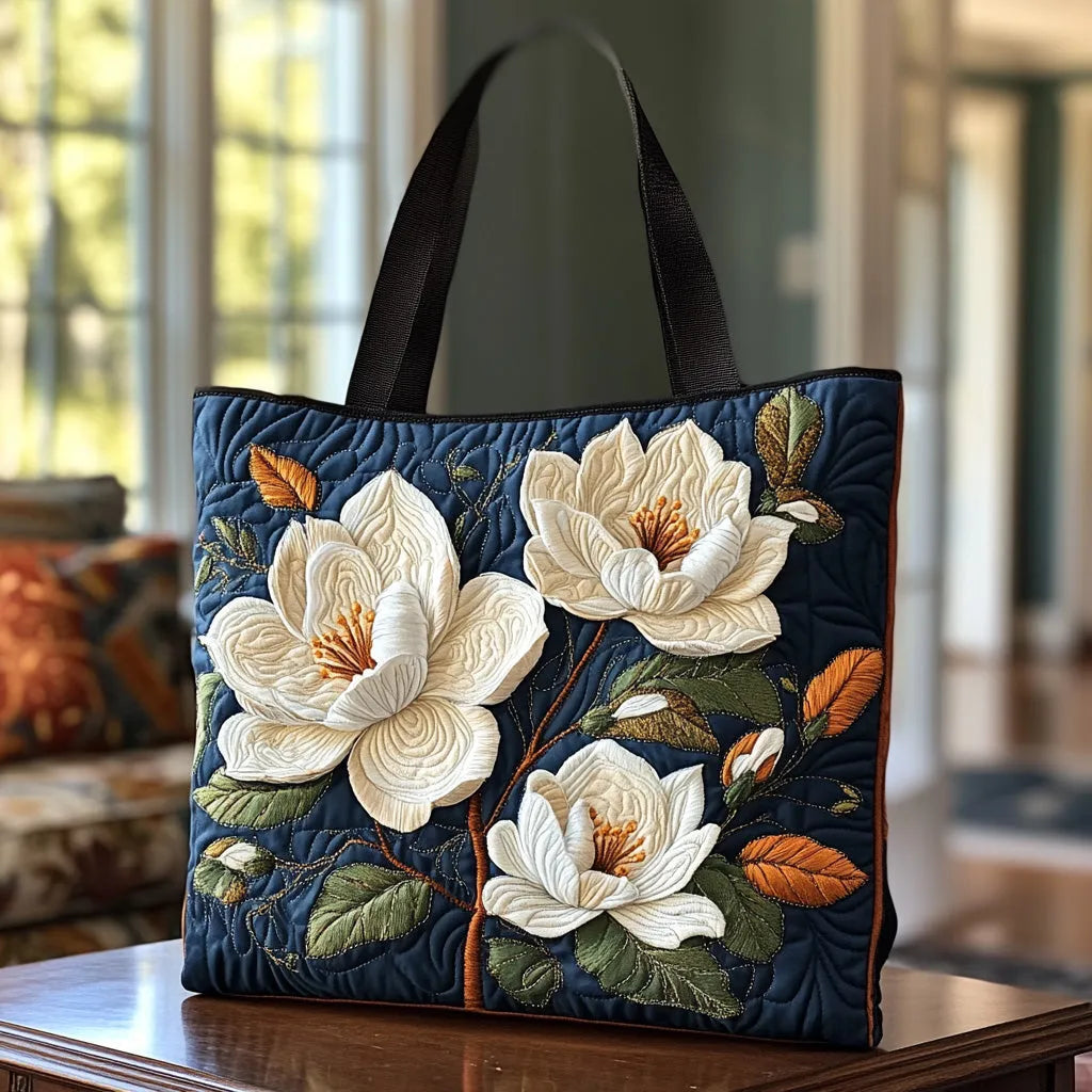 RUCNĚ VYROBENÁ TAŠKA - DELIKÁTNÍ MAGNOLIE