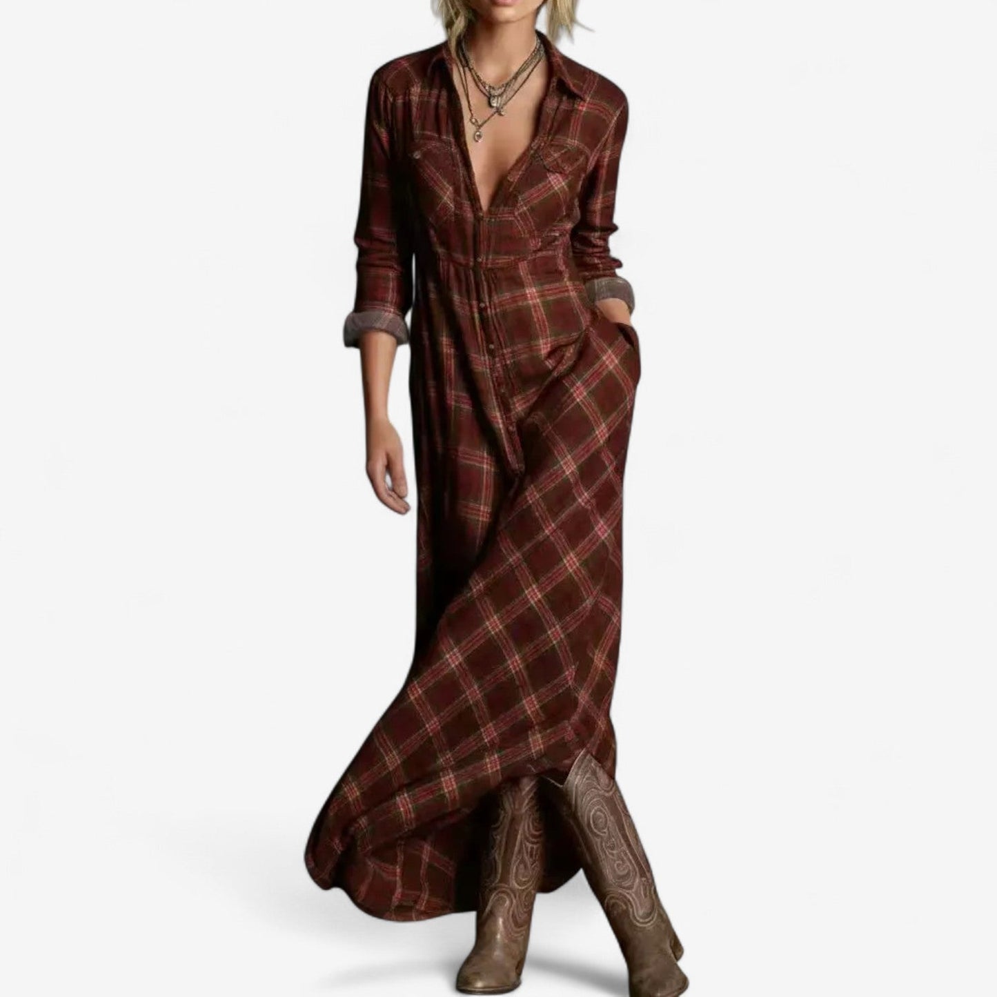 Cécile™ Maxi Chemise Intemporelle