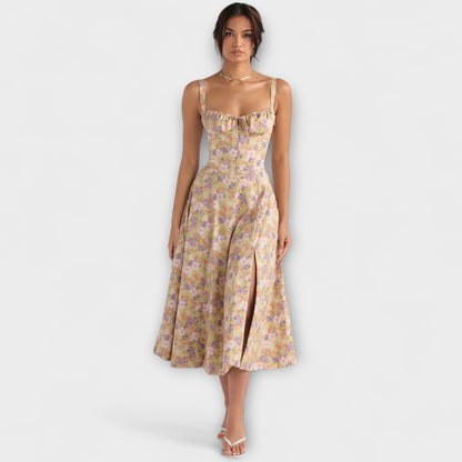 Zipporas - Přizpůsoben dress s moderním jarním květinovým potiskem