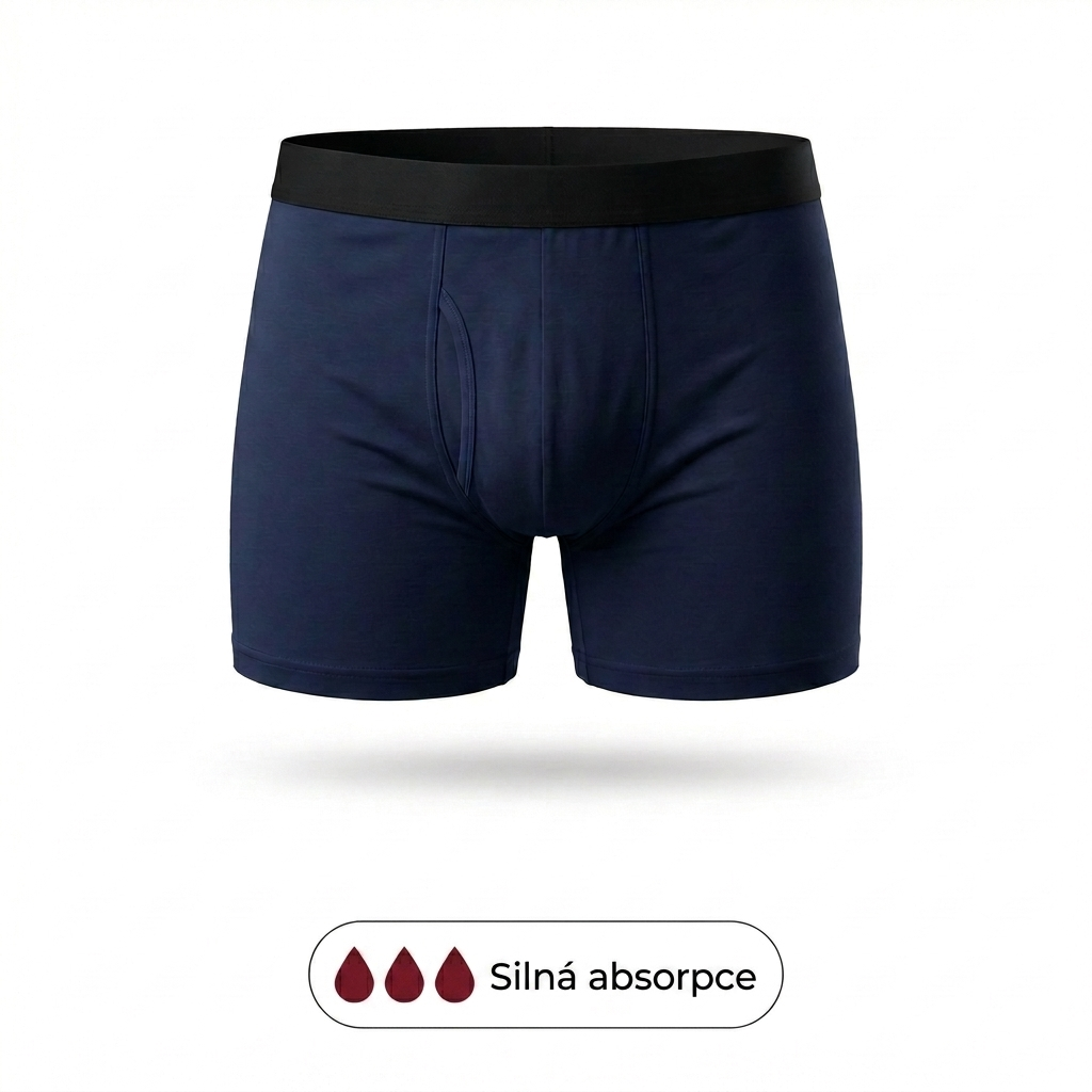 Sorex™ Absorpční Boxerky Modré - 4 ks