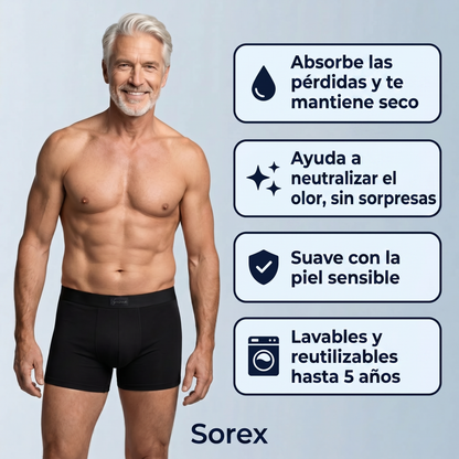 Bóxer absorbente Sorex™ - Protección discreta para cada día