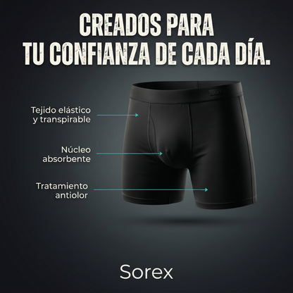 Bóxer absorbente Sorex™ - Protección discreta para cada día