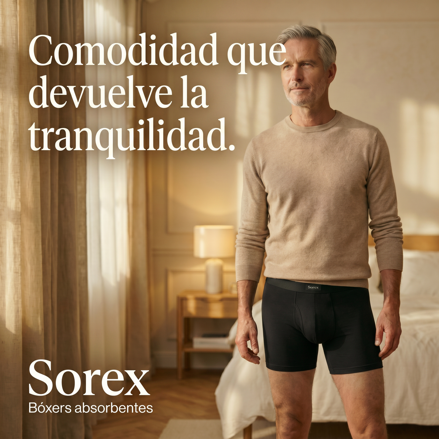 Bóxer absorbente Sorex™ - Protección discreta para cada día