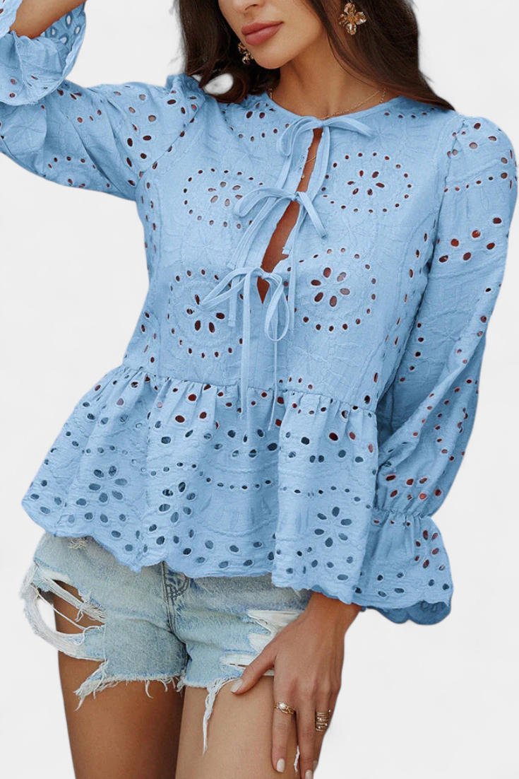 Top Kayden Bohemio z Krajky s Volným Střihem