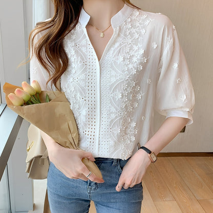 Camille – Bílá Chemise Chic a Pohodlná