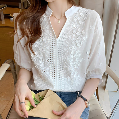 Camille – Bílá Chemise Chic a Pohodlná