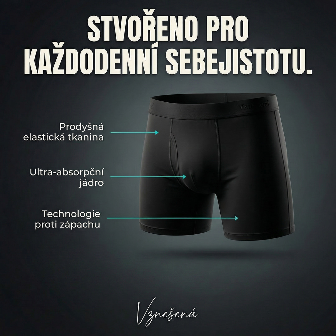 Sorex™ Absorpční Boxerky Modré - 4 ks